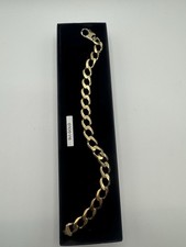 Heavy 9ct Gold Curb Bracelet