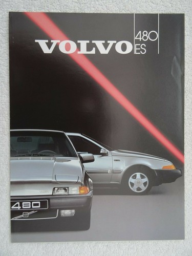 Volvo 480es brochure c1987 - brochure, c1987/8