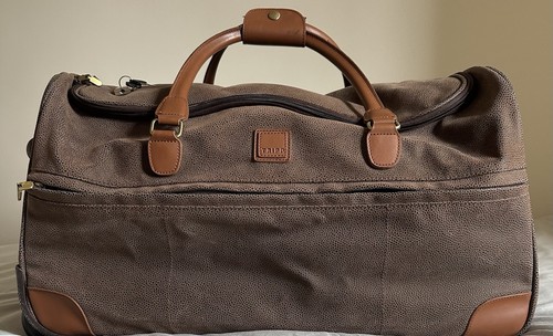 Leather tripp travel luggage - travel,