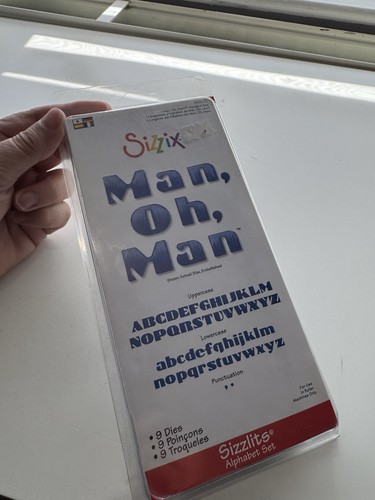 Sizzix sizzlits man - sizzlits, oh,