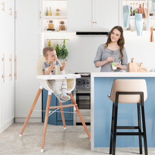 Wooden toddler high chair - toddler,