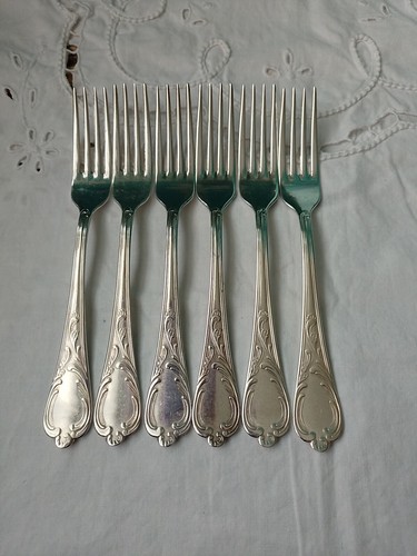 Set six vintage silver - vintage,