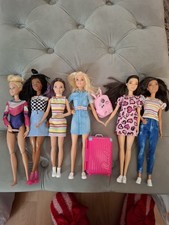 Joblot Of Barbie Dolls Including A Skipper, Travel Barbie And Gymnastic Barbie