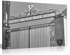 Liverpool Football You'll Never Walk Alone Canvas Wall Art Picture Print Home