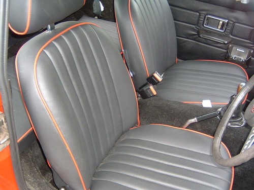 Mgb roadster leather front - roadster,