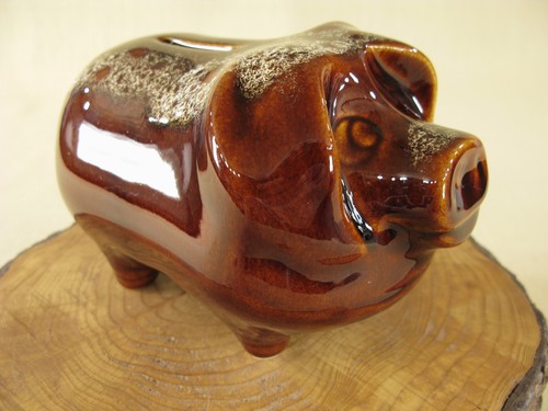 Vintage large piggy bank - large,