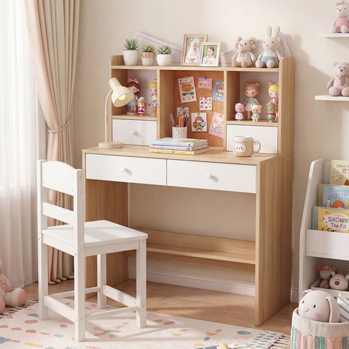 Kids study desk and - desk, set