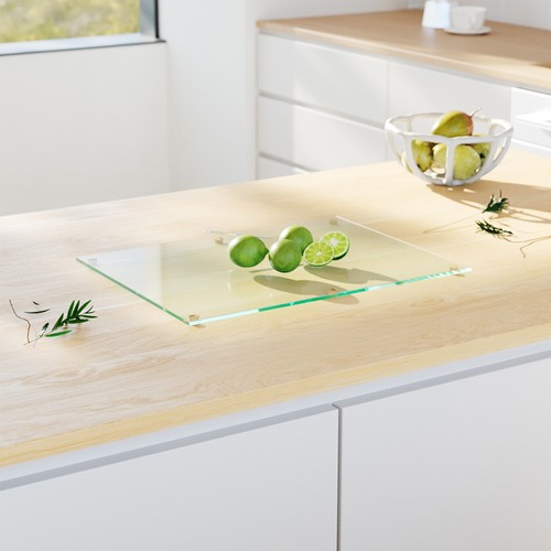 Rectangle glass chopping board - rectangle,