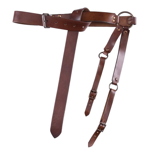 Orange leather sword - orange,