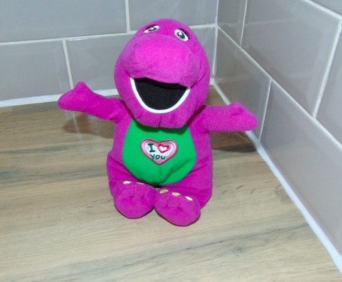 Singing barney plush doll toy - singing,