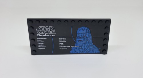 Lego chewbacca 6x12 - 6x12, display