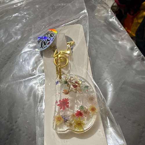Handmade with love clear - love, resin