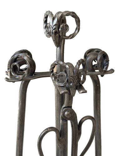 Fire tools iron rams - iron,