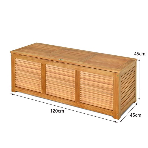 180l garden storage box bench - 180l,