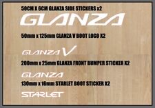 Toyota Starlet Glanza Ep91 Style Side Stickers - Set Of 8 - 2 versions available