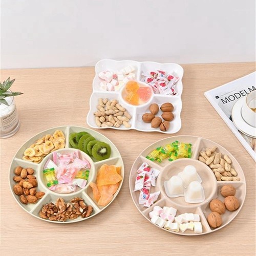 1xparty divided snack plate - divided,