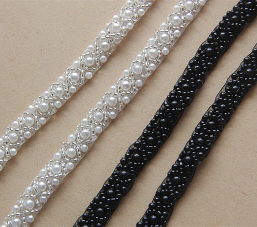 Beaded wedding chain pearl - wedding,
