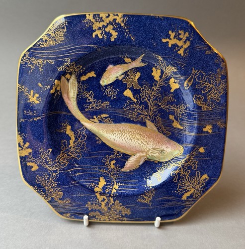 Carlton ware lustre fish plate - ware,
