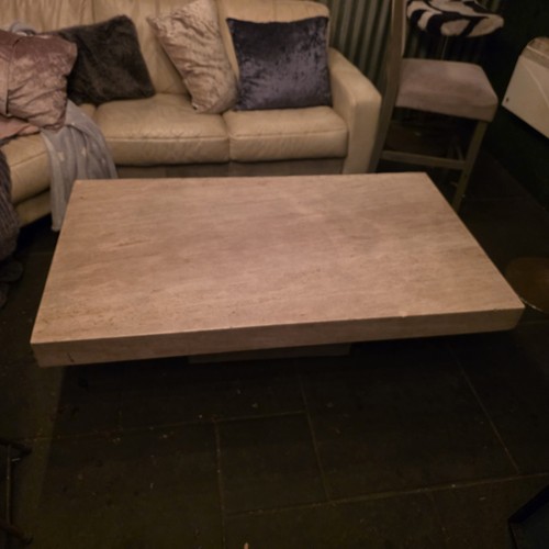 Marble coffee table