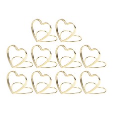 50Pcs Place Card Holder Heart