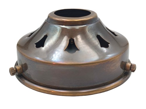 Antique brass deep light shade - antique,