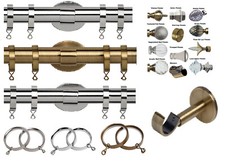 35mm METAL CURTAIN POLE SINGLE