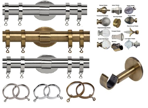 35mm metal curtain pole - 35mm,
