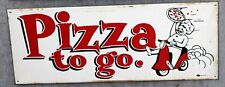 Vintage Look Metal Sign Pizza