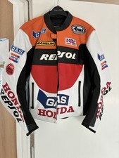 Honda Repsol Racing Men’s Leather Jacket Size Medium.