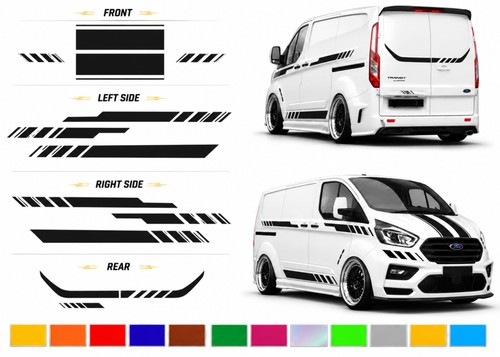 Side stripe vinyl decal - side, kit
