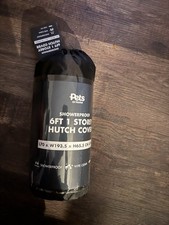 Pets at Home Showerproof 1 Storey Rabbit Hutch Cover 6ft Black RRP£40 FREE POST!