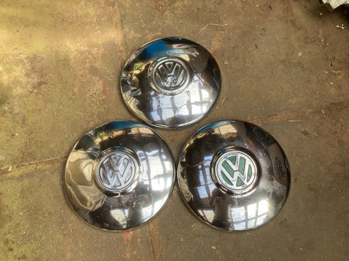 Vintage chrome hubcaps 3 - chrome,