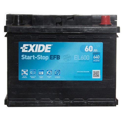 Exide el600 starter - el600, battery