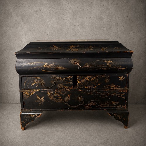 Antique chinoiserie black - antique,