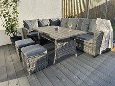 York 8 Seater Garden Rattan