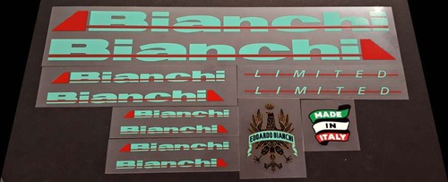 Bianchi limited decal set - decal,