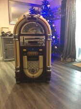 jukebox Steepletone Collectors Edition Radio Model CD Rock 100 for spares or rep