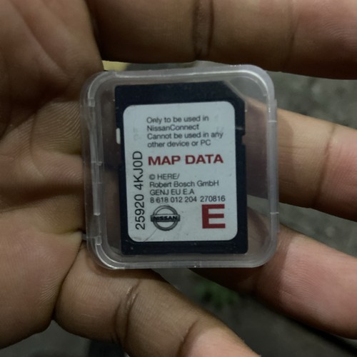 Nissan sat nav card - nissan,