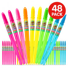 48x Kids Bubble Swords 34cm Giant Wand Outdoor Party Toy Summer Fun Pack