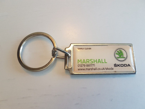 Skoda dealer keyring - skoda,