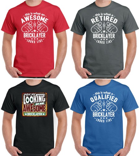 Bricklayer shirt mens funny - t-shirt,