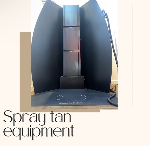 Spray tan booth with - tan, x2