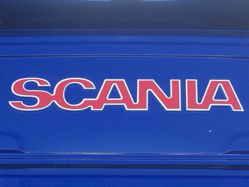Scania rear cab - scania, sticker