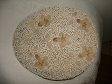 Vintage Collectible 40's Mr. Harold Handmade Lace and Beaded Cocktail Style Hat