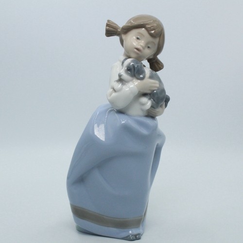 Lladro nao girl holding - lladro,