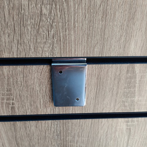 Chrome slatwall back - slatwall,