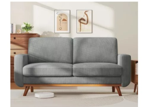 Dark grey seater love seat - 2,