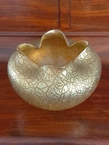 Antique loetz gold candia - antique,