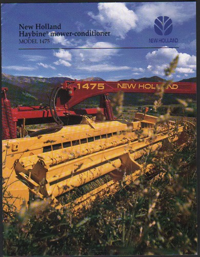New holland 1475 - holland, "haybine"