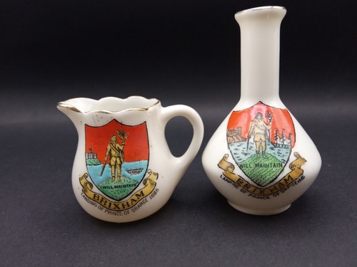 Crested china brixham crests - crested,
